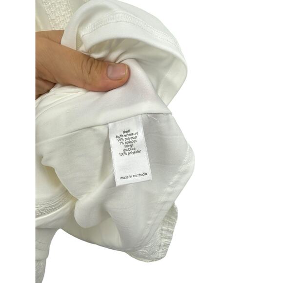 Maurice’s White Lace Modest Knee Length Swing Dress Country Boho Womens XXL New - Picture 6 of 7